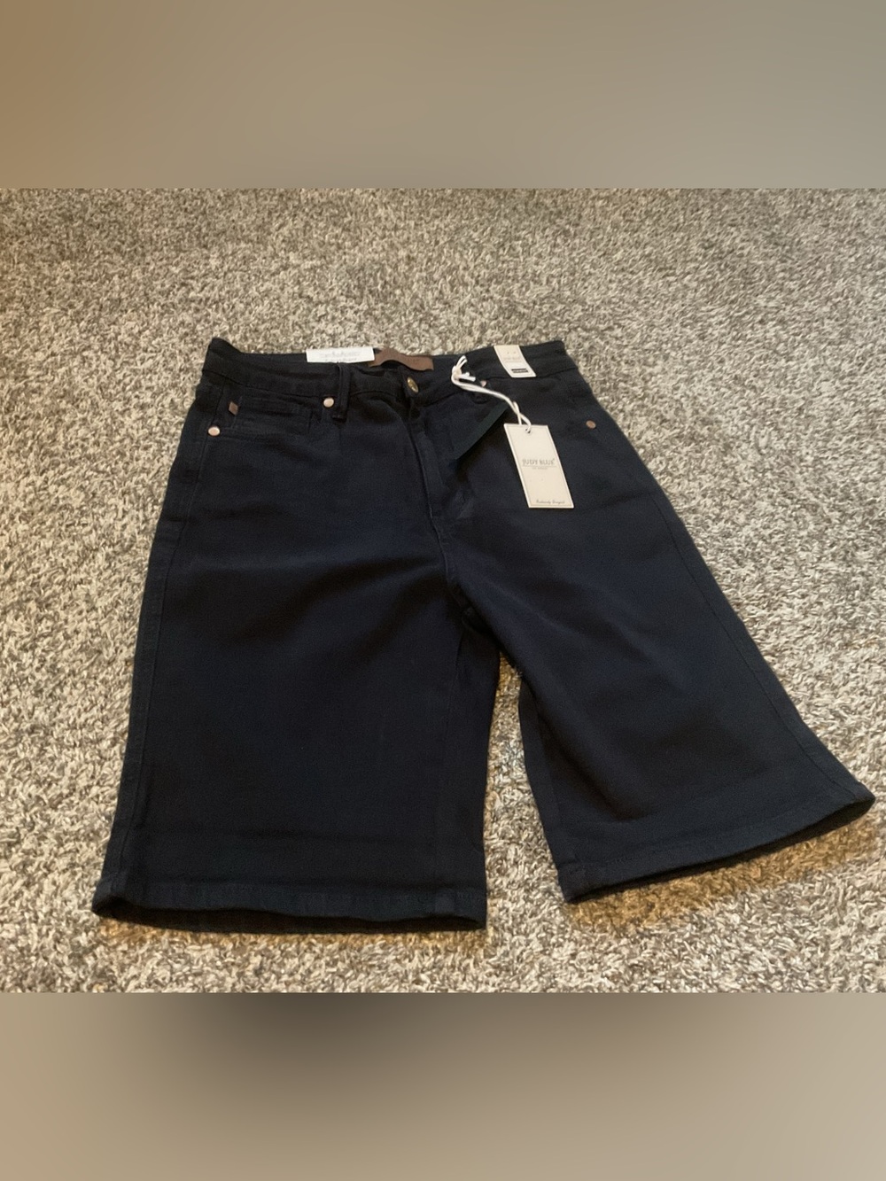Judy Blue Black Bermuda High waisted, tummy control Shorts